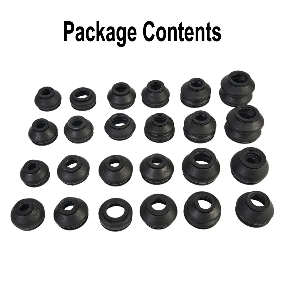 28 PCS Ball Joint  Boot Suspension Steering Cover  Track Tie Rod Linkage Kit  Rubber Ball Joint Boot Dust Covers  Protector