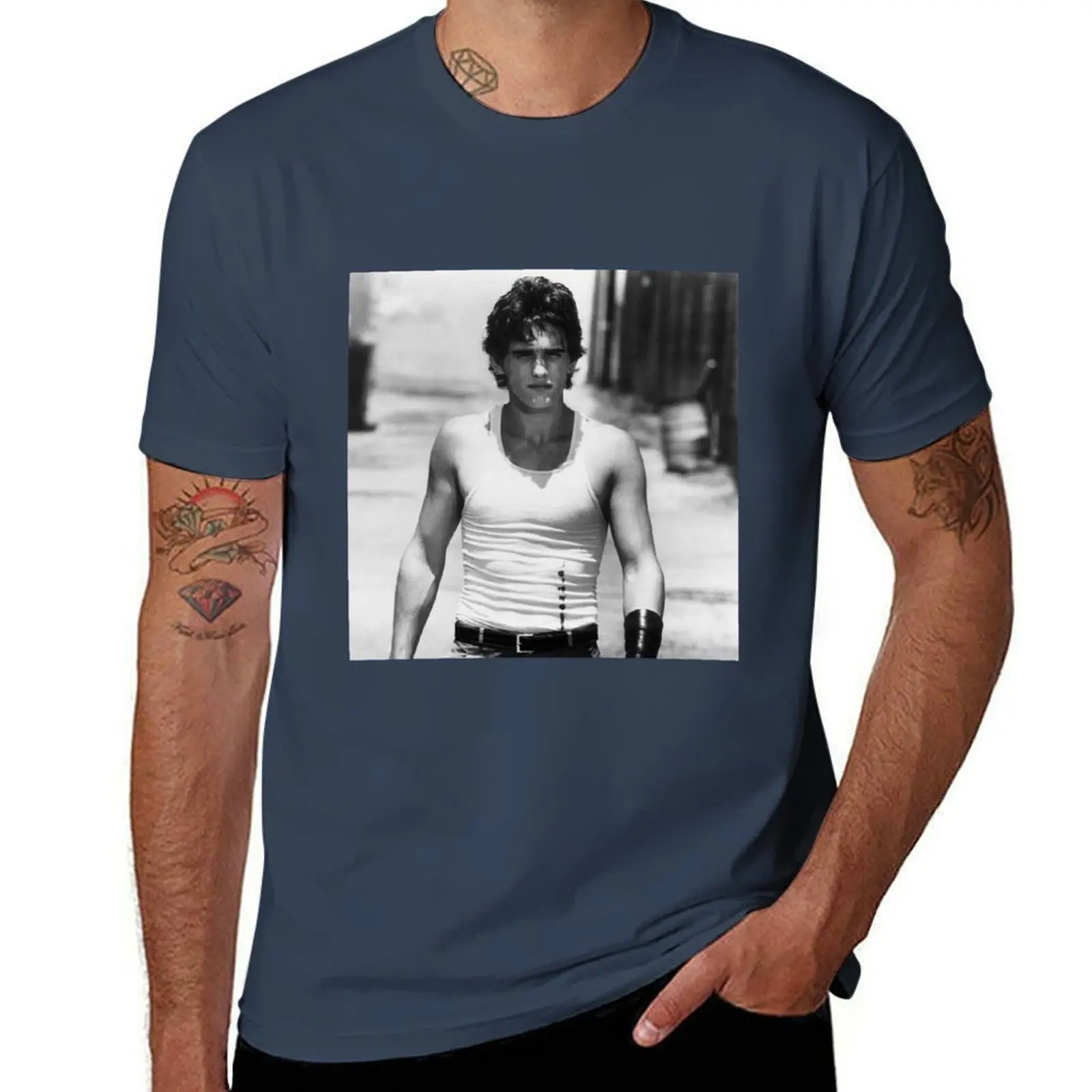

Футболка Rumble Fish (1983) Matt Dillon, забавные футболки, хлопковые футболки для мужчин, облегающая футболка