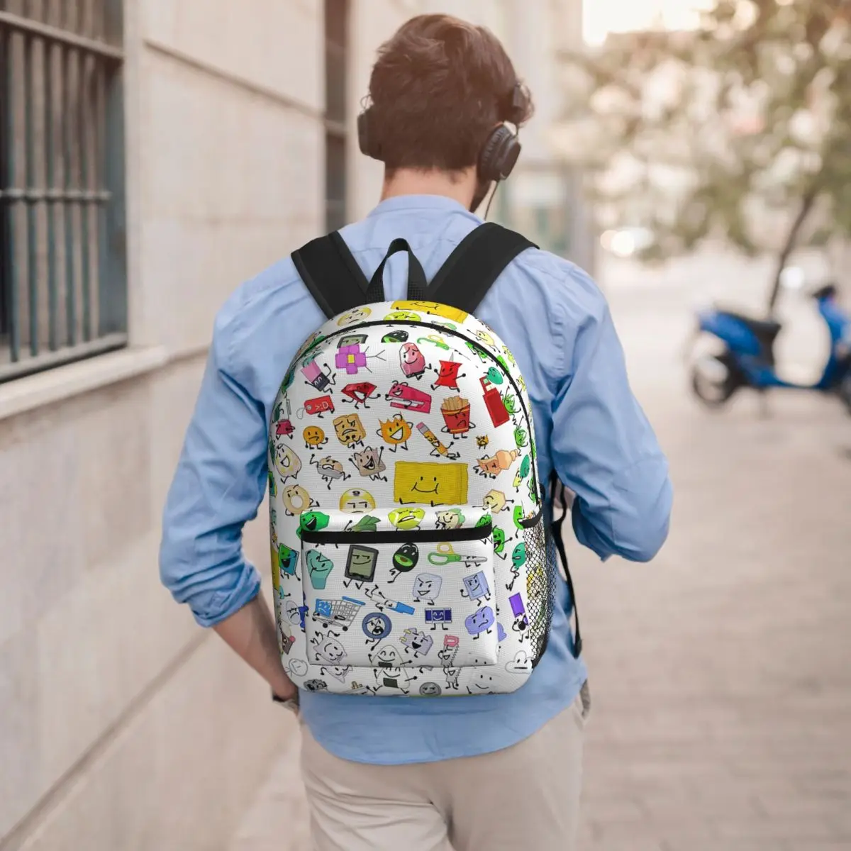 

BFB And TPOT Full Cast BFDI Backpack Student BookBag Children School Bag Computer Shoulder Bags for Men Women