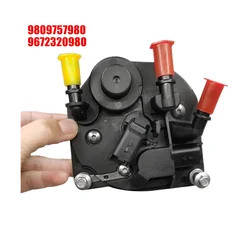 Cabeça da tampa do filtro do combustível diesel com tubo central, 9809757980 para Citroen C3 C4 C5 Peugeot 207 208 308 3008 08-15 9672320980