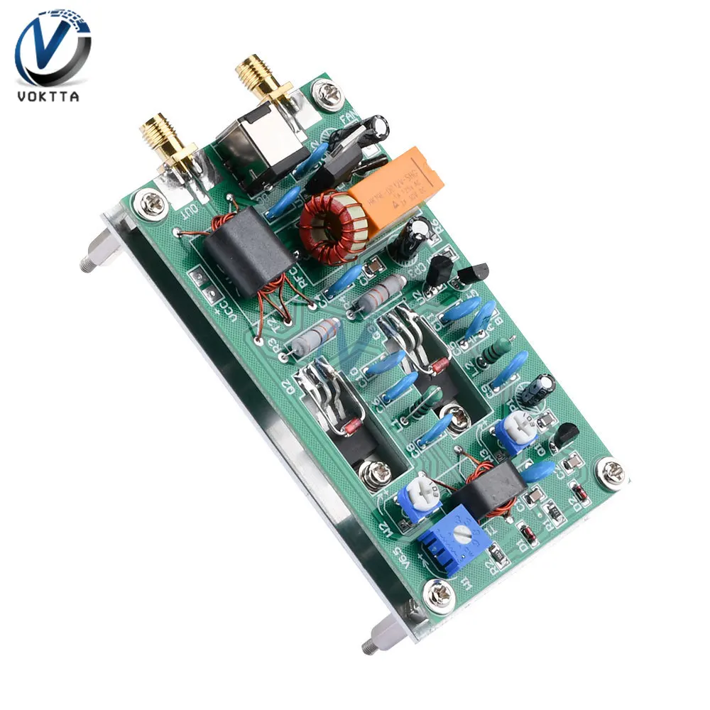 Imagem -04 - Amplificador de Potência de Ondas Curtas Equalizador de Áudio Estéreo cw Ssb Linear Alta Frequência Placa Acabada dc 1213.8v 30w