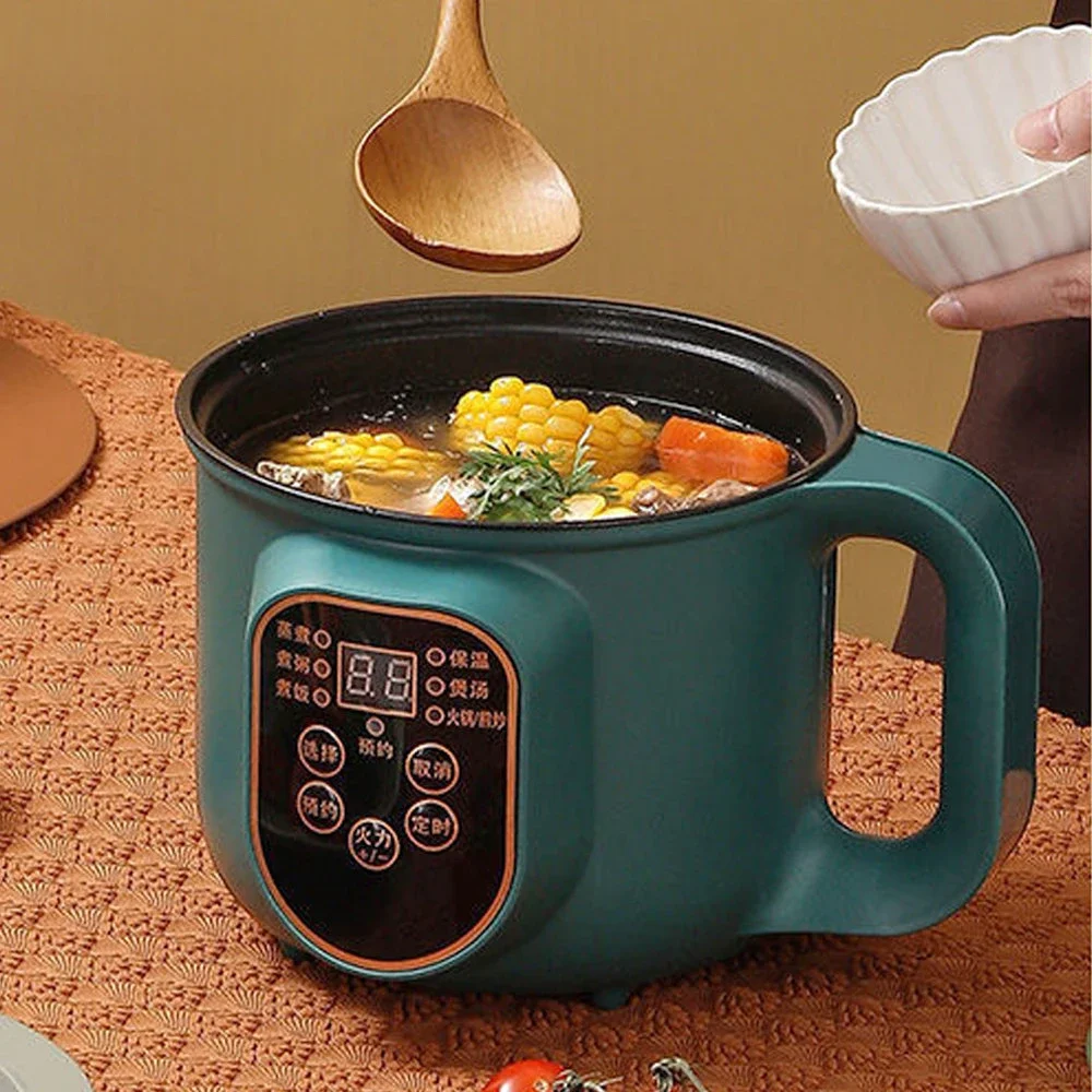 

Electric Hot Pot Cooker Multicooker Hotpot Stew Heating Eggs Soup Pan Noodles Steamer Rice Cookers Cooking Pot EU Plug