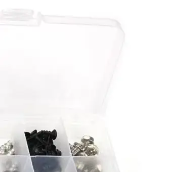 228pcs Desktop PC Case Mounting Screws Kit Black Zinc Plated Steel For DIY Computer Build Power Supply Motherboard Hardware Tool