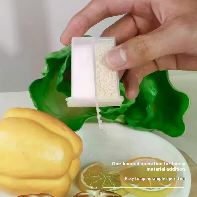 

2in1 Camping Seasoning Shaker Multi-Purpose Spice Jar With Lid 2-Compartment For Outdoor BBQ Cooking Salt Pepper Storage Box