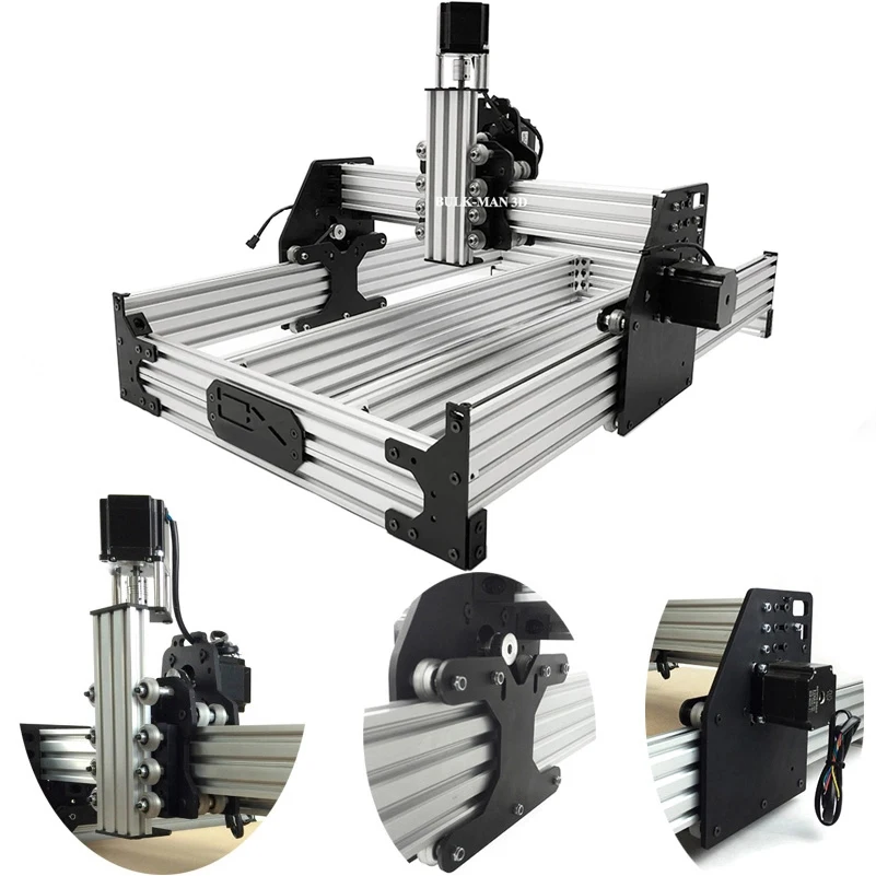 25%OFF BulkMan3D OX CNC Router Machine 4-Axis Woodworking Engraving Milling Machine Belt Driven Engraver for Metal Acrylic PCB