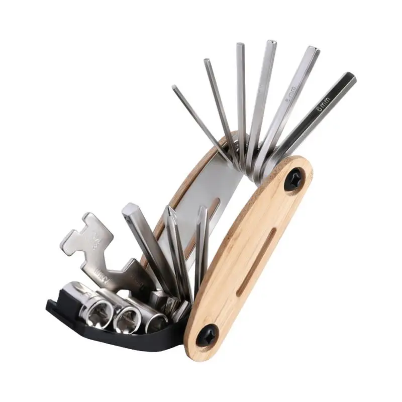 Bicycles Multitool Multi Function Tool High Performance 16 In 1 Accessories Portable Mountain Bikes Multi Tool Comprehensive