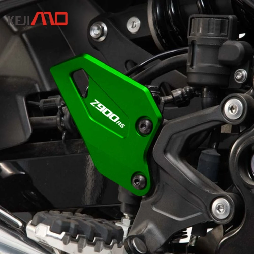 

For Kawasaki Z 900RS Cafe SE Z900RS 2017-2024 2025 2026 New Motorcycle Foot Peg Protector Rear Heel Plate Protective Cover Guard