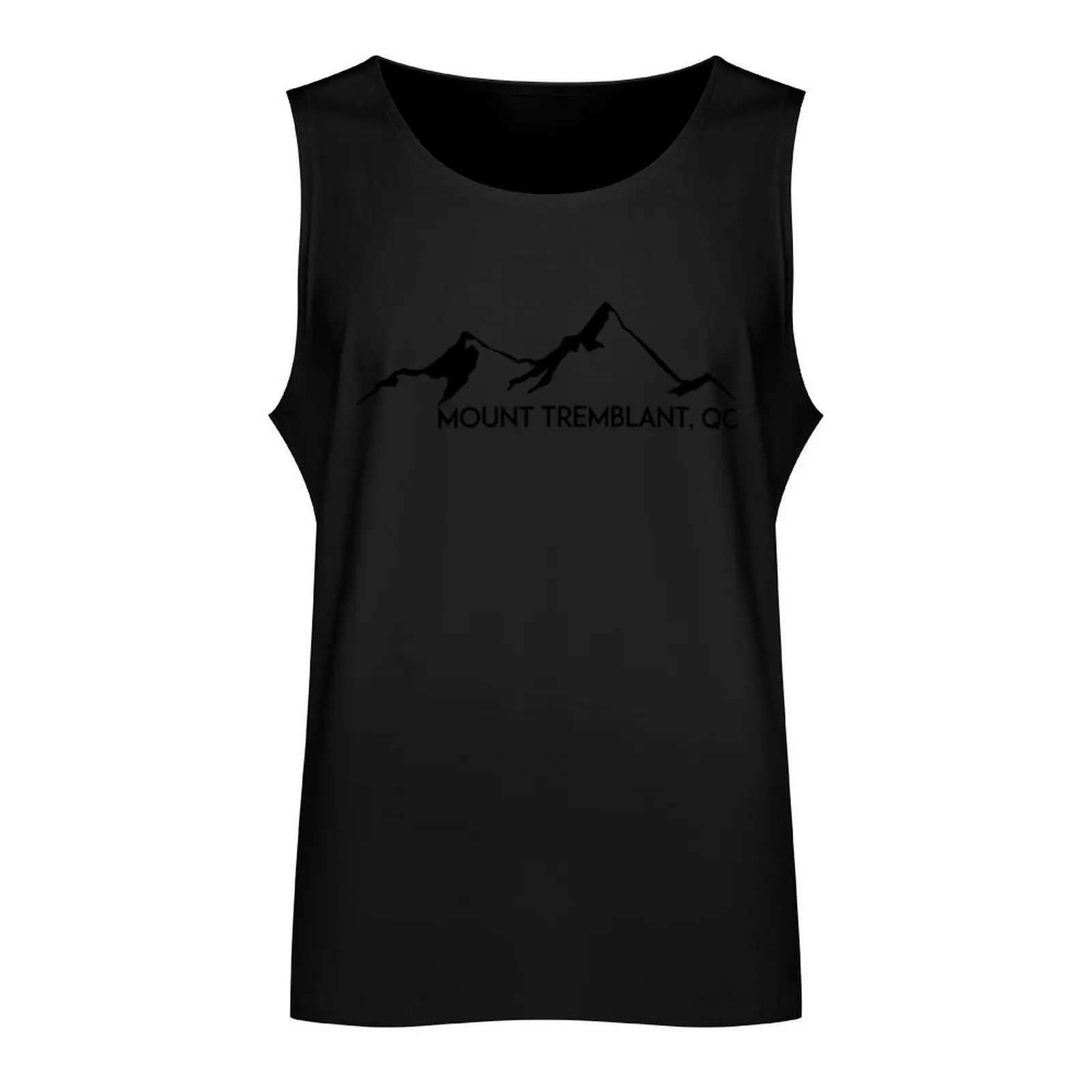 MOUNT TREMBLANT QUEBEC CANADA QU? BEC SKIING SKI MOUNTAINS SNOWBOARD MONT Tank Top Vest male Japanese t-shirt sports vest