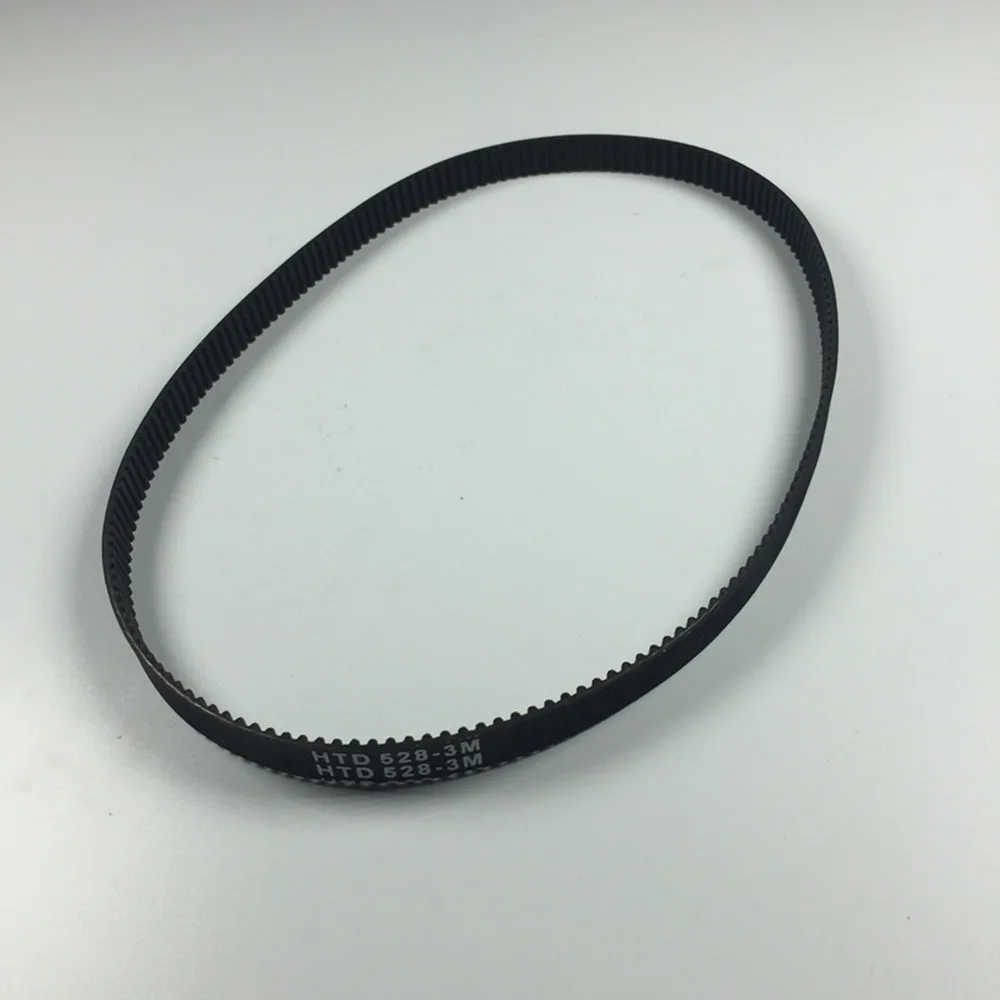 HTD3M-501/510/516/519/528/531/537 Rubber Timing Belt Black 3mm Pitch 10mm Width