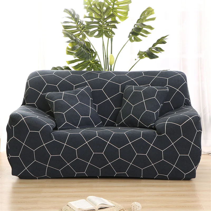 Funda de sofá elástica para sala de estar, Protector de muebles de tres asientos, Chaise Longue, 1 unidad
