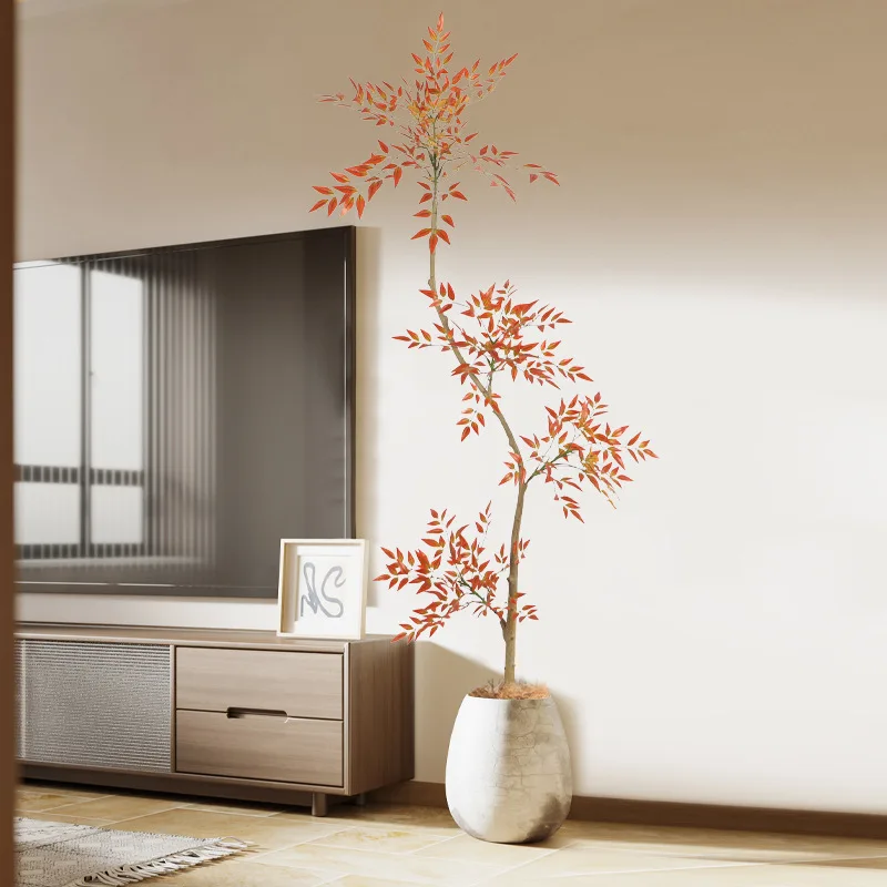 

Nantian Bamboo Simulation Plant Potted Plant Large Bionic Green Plant Indoor Floor Decoration Living Room Light Luxury Decoratio