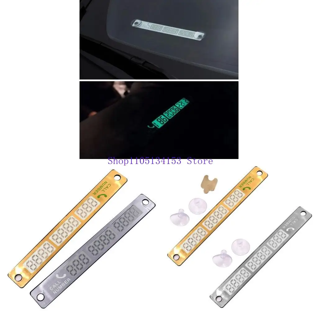 

HG89 автомобиль временный парковочный знак для креативной парковочной карты Скрытая движущаяся номера для перемещения номера