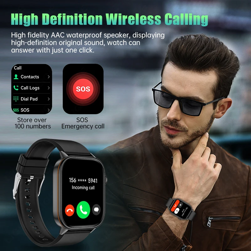 New For Android iOS Outdoor GPS SmartWatch Men 2.01