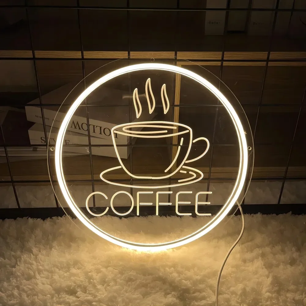 Coffee Neon Crave Led Sign Custom Neon For Coffee Decoration USB Neon Light Personalized Neon Sign on The Wall Led Flexible Neon