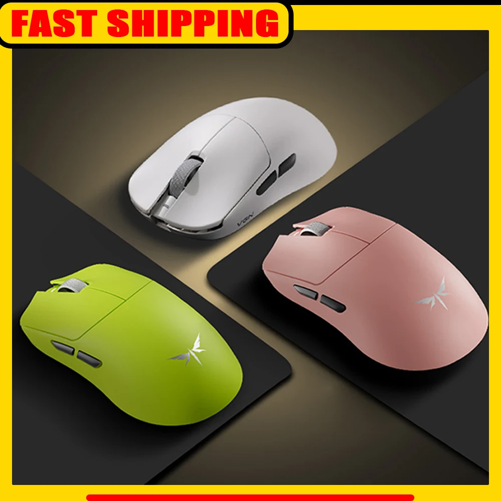 

VGN Dragonfly F2 Wireless Mouse Tri Mouse Mouse Paw3395 Paw3950 8000Hz Lightweight Gaming Mice PC Accessories for CS Valorant