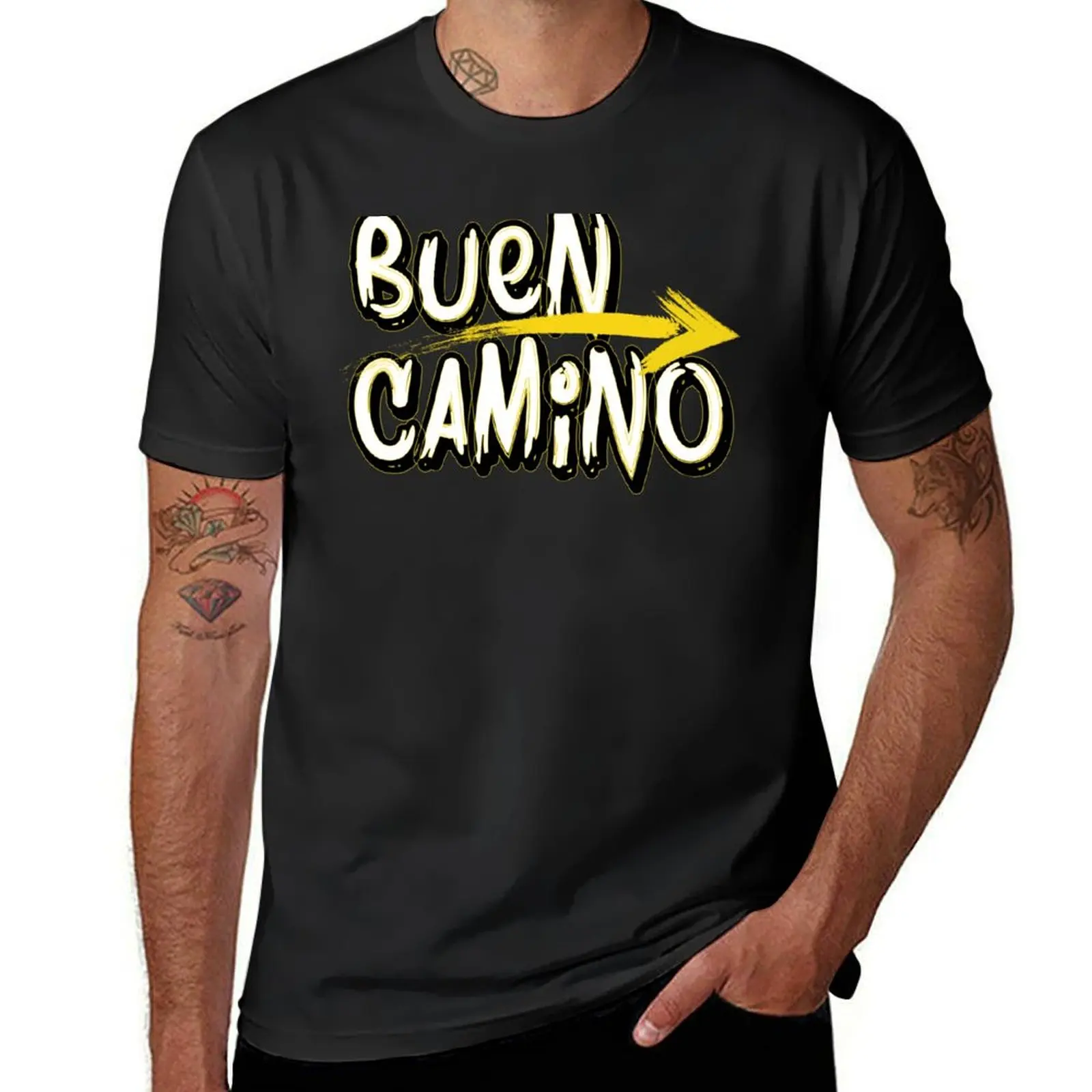 Buen Camino T-Shirt quick drying sublime Men's cotton t-shirt