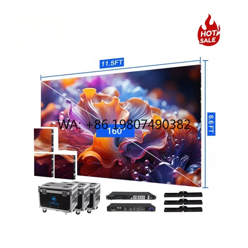 

500x500 500x1000mm Seamless Splicing LED Video Wall P1.9 P2.6 P2.9 P3 Indoor Outdoor Giant Stage Background Rental Display