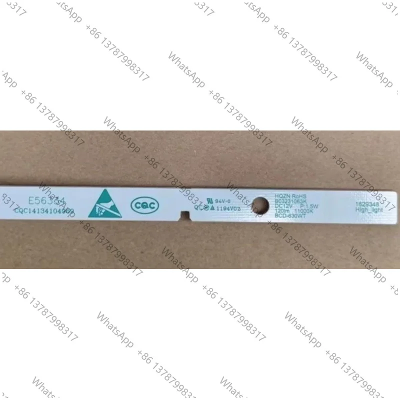 high quality 120lm 11000k 1.5w High_light E56334 1629348 DC12V For  Refrigeration Lighting LED Strip Parts