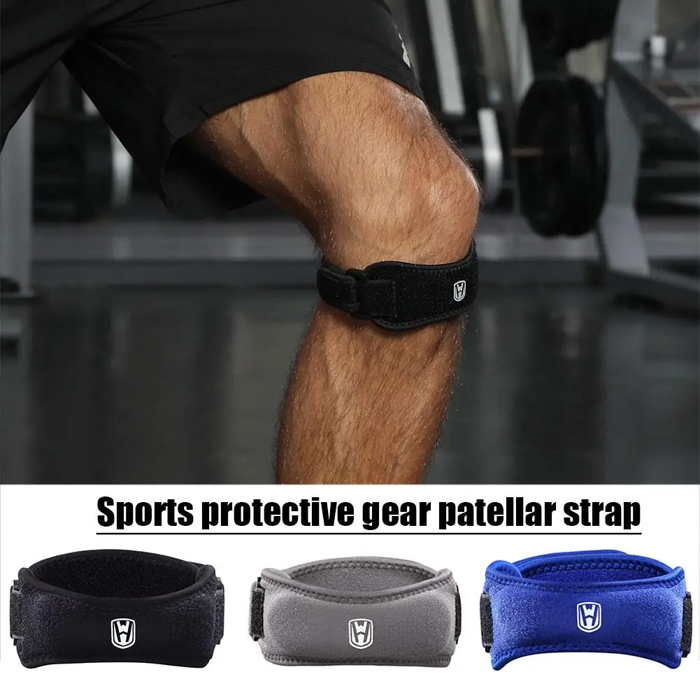 Sports Patella Brace Adjustable Strap EVA Kneepads Volleyball Basketball Protective Pad Protector Support Gear Knee ﻿ M9C5