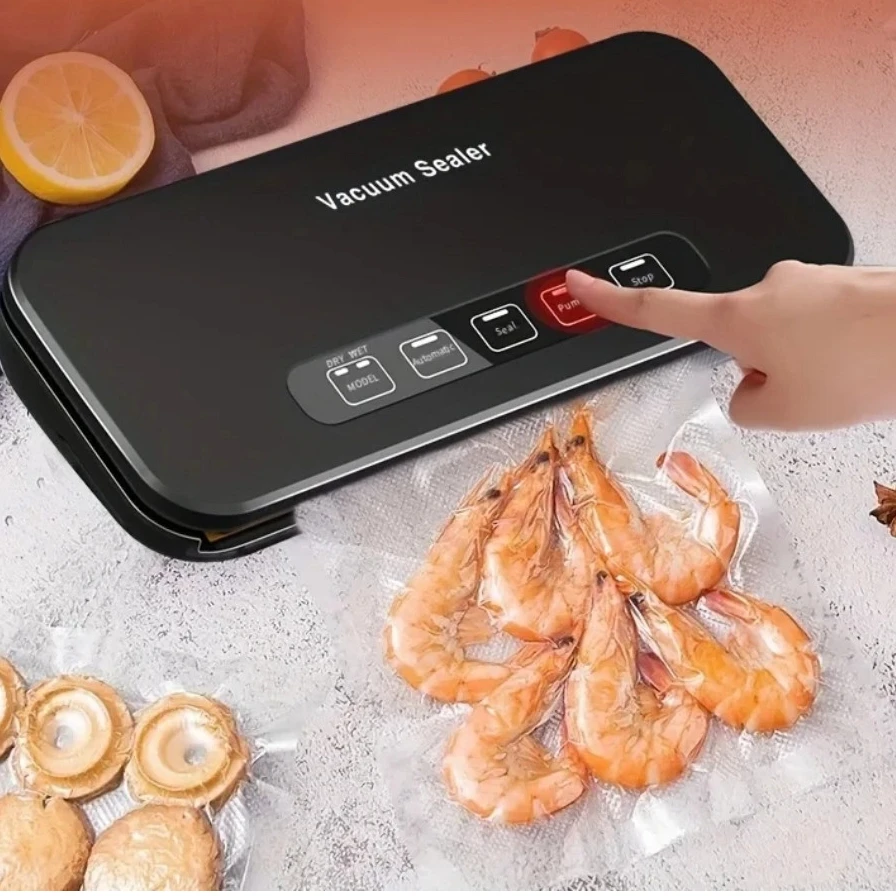 

GY-F862 110v 220v 85KPA 110W Ultra High Power Food Vacuum Sealer Machine with Built-IN-Cutter and Bag Rolls Storage