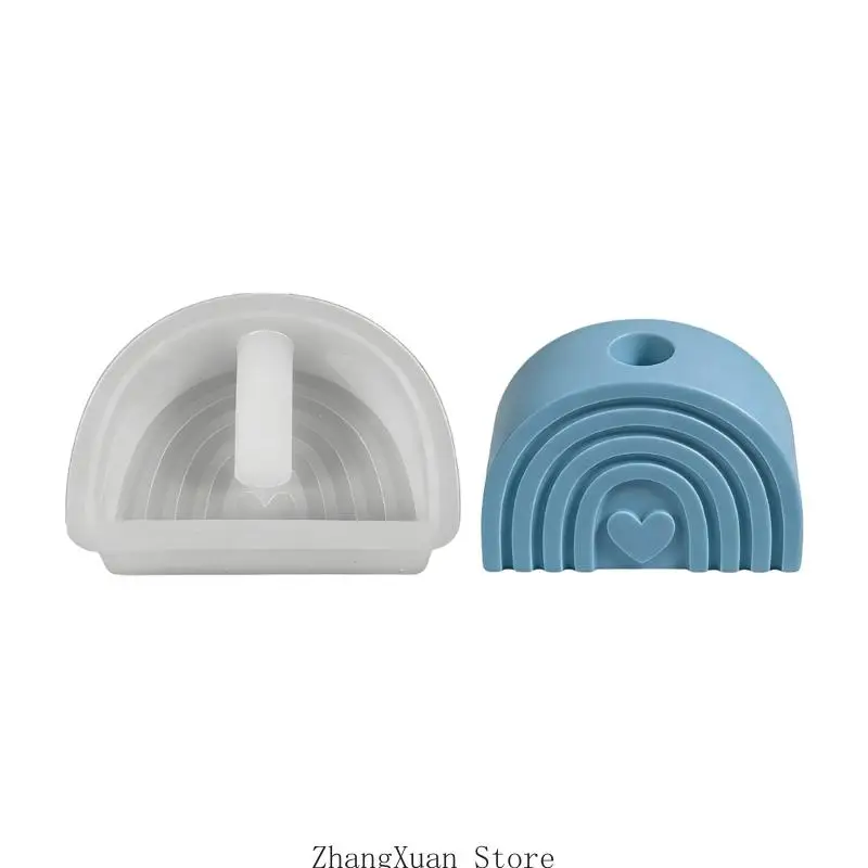 Charm-Herz- und Blumenhaus-Silikonform, für die DIY-Kreation, 3 x – Detail 10