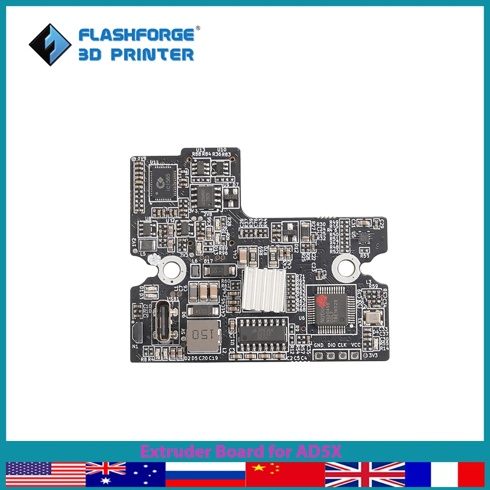 Płytka ekstrudera FLASHFORGE do drukarki 3D AD5X, część zamienna — zdjęcie produktu 2