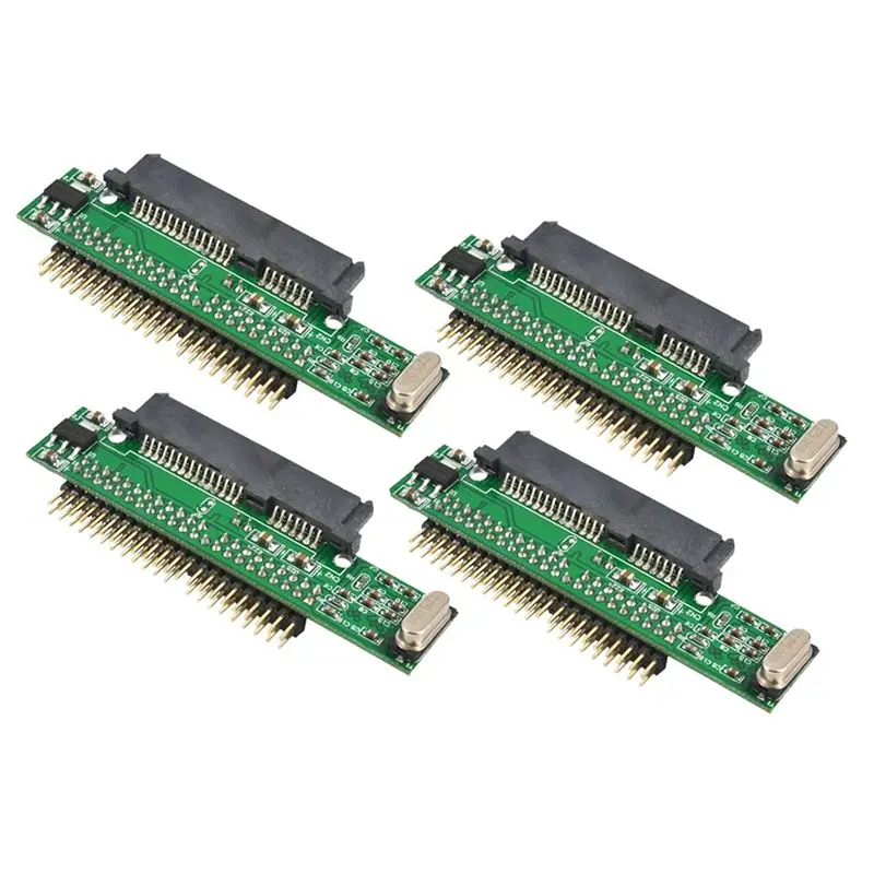 Exquisite-4X 7+15 Pin Sata Ssd Hdd Female To 2.5 Inch 44Pin Ide Male Adapter For Laptop