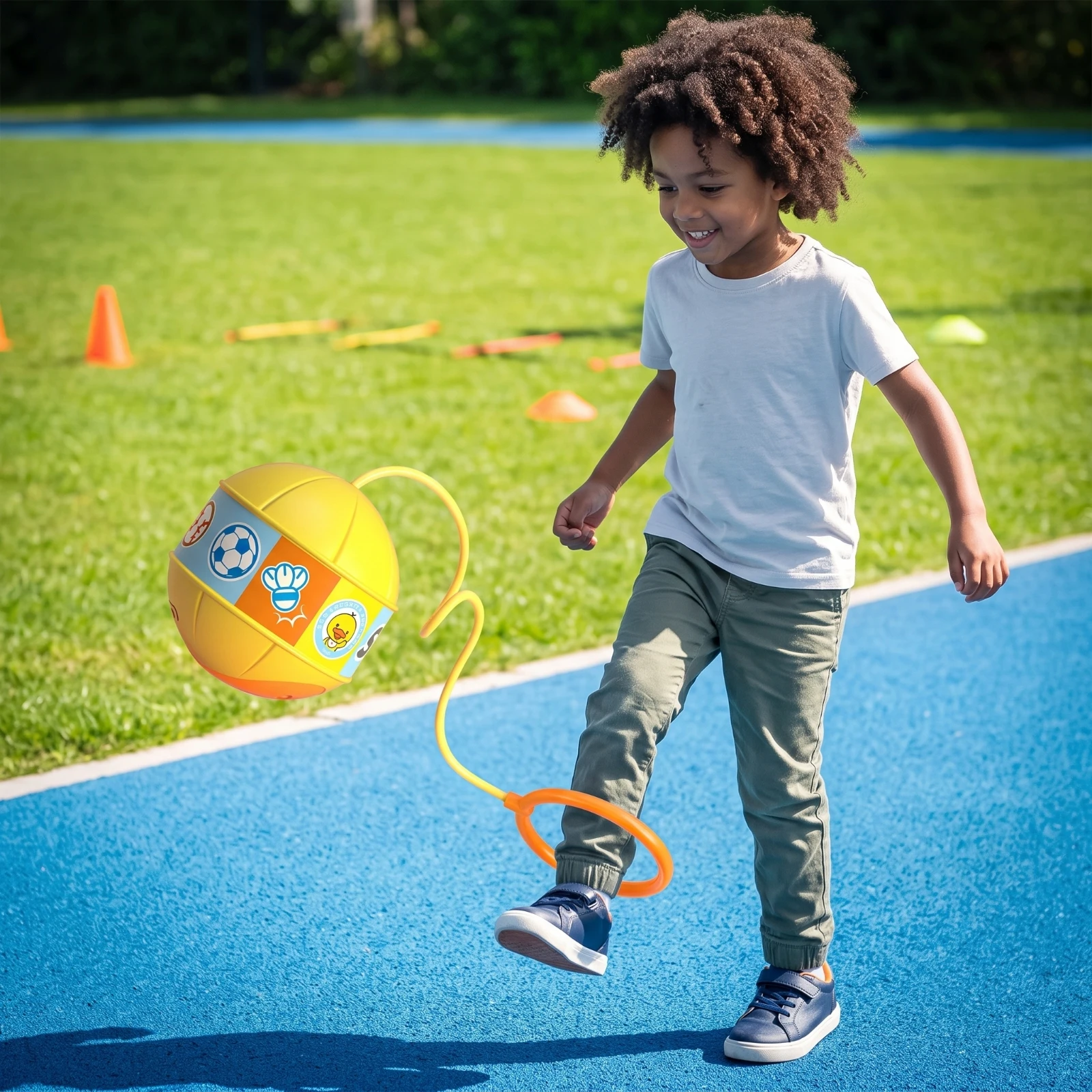 ライト付きスキップボール-アクティブアンクルスキップボール-頑丈なおもちゃ-子供用-ポータブル-おもちゃ-プレイグラウンド-裏庭用