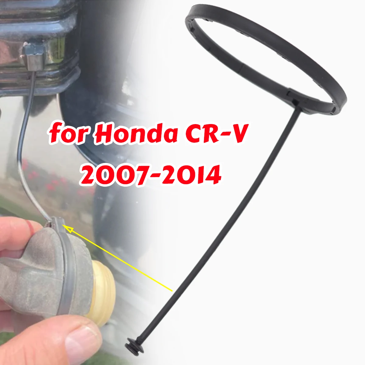 Car Fuel Tank Cap Line Filler Cable Rope Ring Petrol Tether Replace for Honda CR-V 20007-2014 Accessories Spare Parts Replace