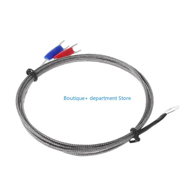 E1PD 6mm Hole Washer K Type Thermocouple Temperature Probe 0~400°C 1m