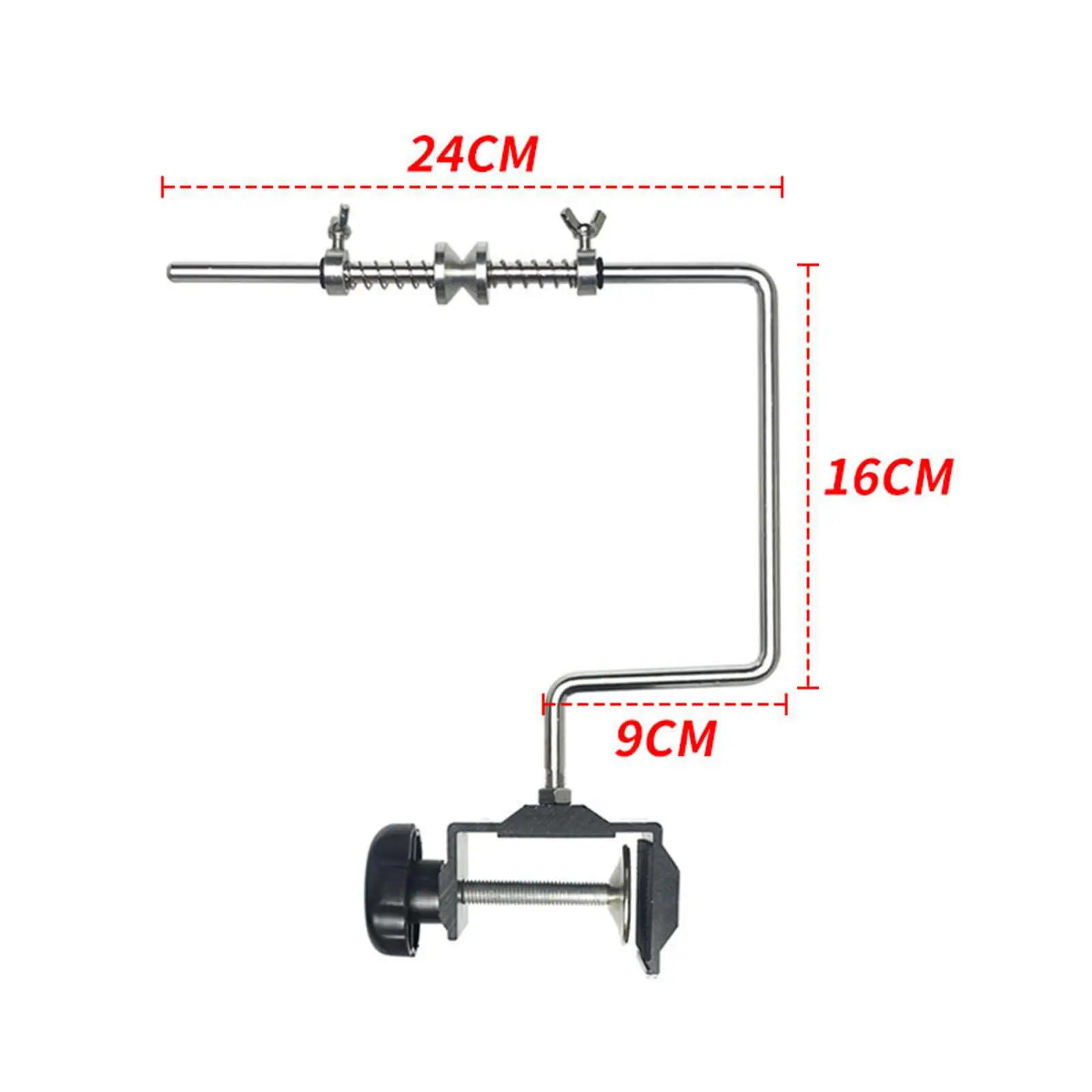 Fishing Line Winder Multiuse Lightweight Stable Fishing Tackle Saltwater with Clamp Fishing Line Spooler for Fishing Supplies