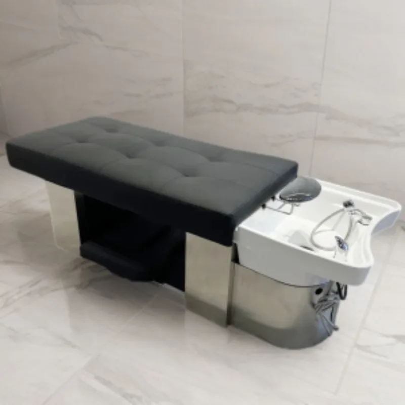 Squish Foot Hairdressing Salon Washbasin Shampoo Chair Living Room Spa Bed Shower Aesthetic Hairstyle Cadeira Equipment Shaving