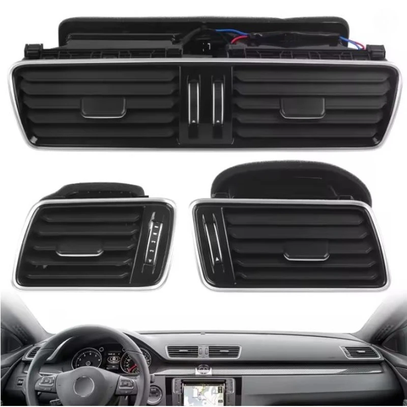For Passat B6 B7 CC 3AD819728A 3C1819728F 3AD819702A 3AB819728A Dashboard Car Center Console Air Condition Vents