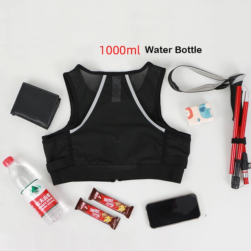 Mochila para correr de campo traviesa, bolsa para teléfono, multifuncional, ultraligera, para botella de agua, bolso de hombro para deportes al aire