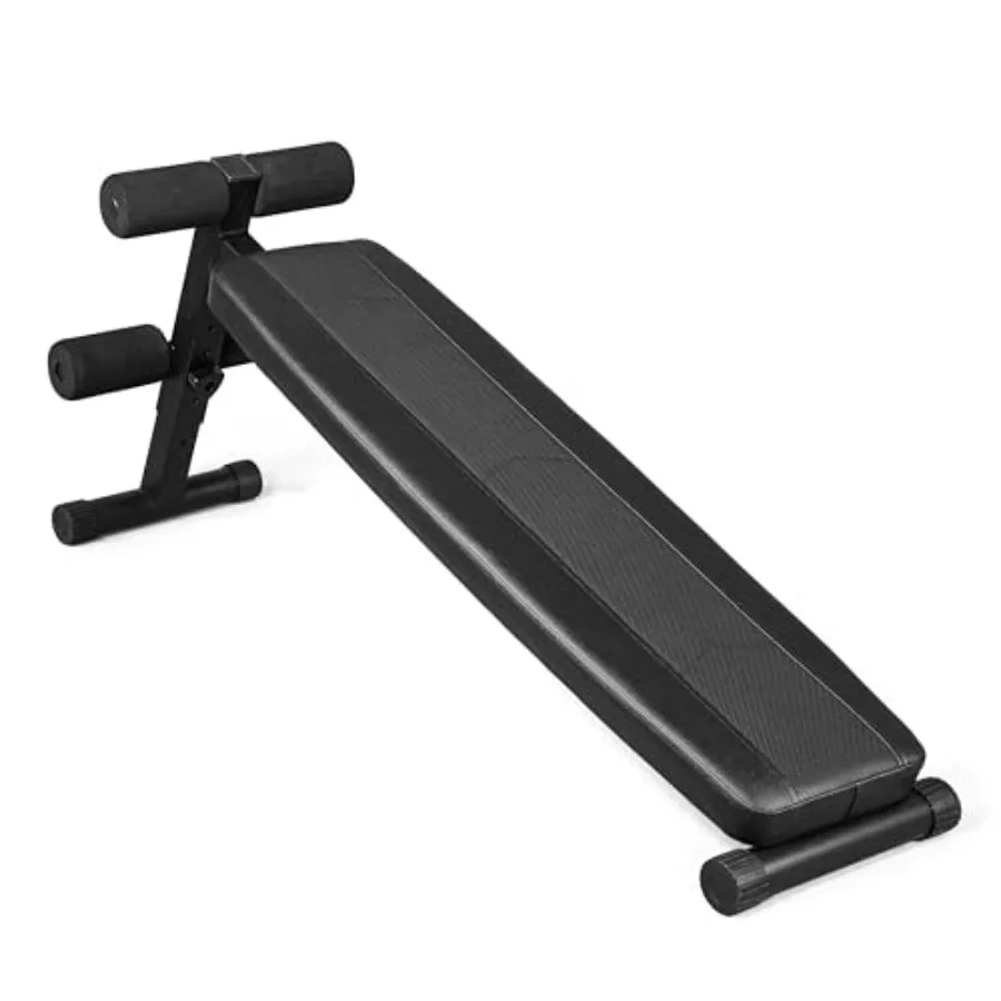 

Sit Up Bench Adjustable Decline Ab Bench for Home Gym Multi-Purpose Slant Board for Core Strength Sit-Ups and Full-Body Workout