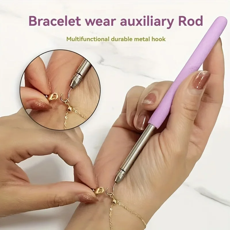 Help Wear Bracelet Tool Partner Jewelry Helper Fastening Aid Quickly Unfasten Hooking Equipment Pliers Clasps Ties Zipper Craft