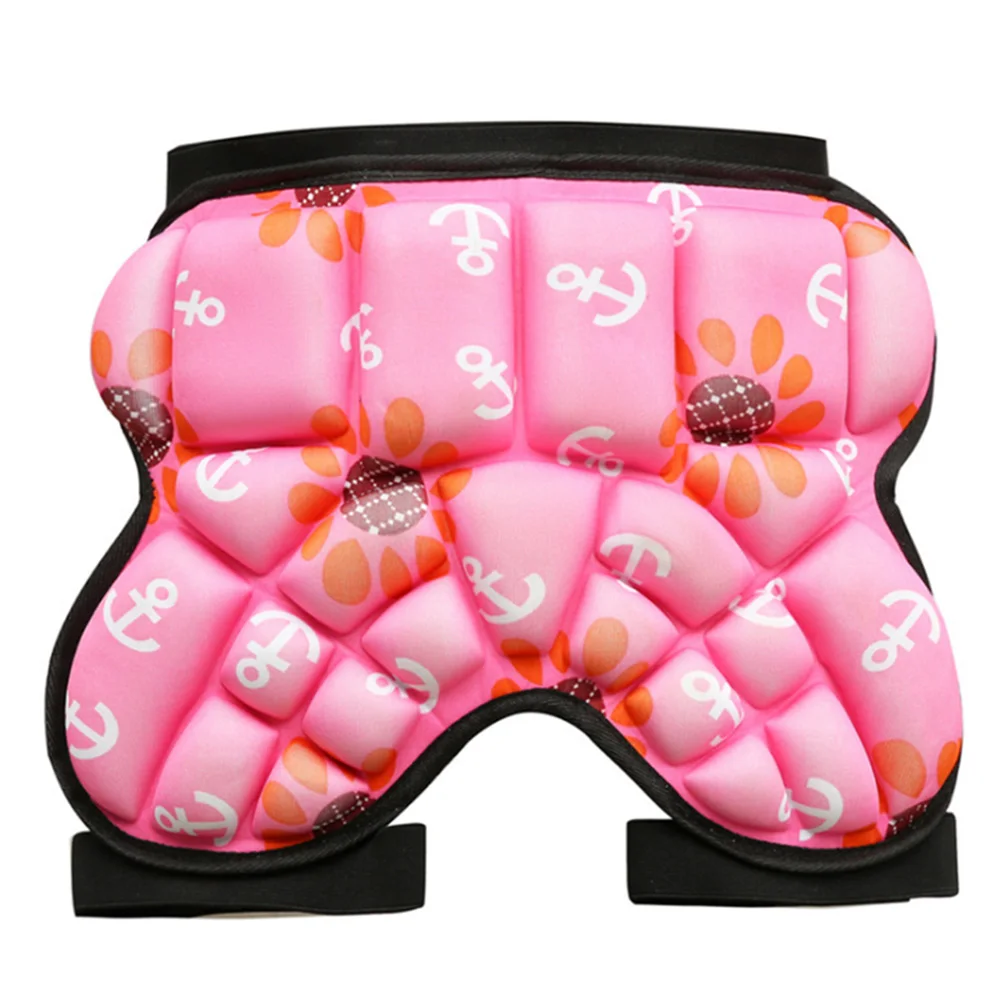 Kids Butt Hip Protection Shorts Thick  Resistant Adjustable Comfortable Elastic Children Butt Pad Pants for Skating
