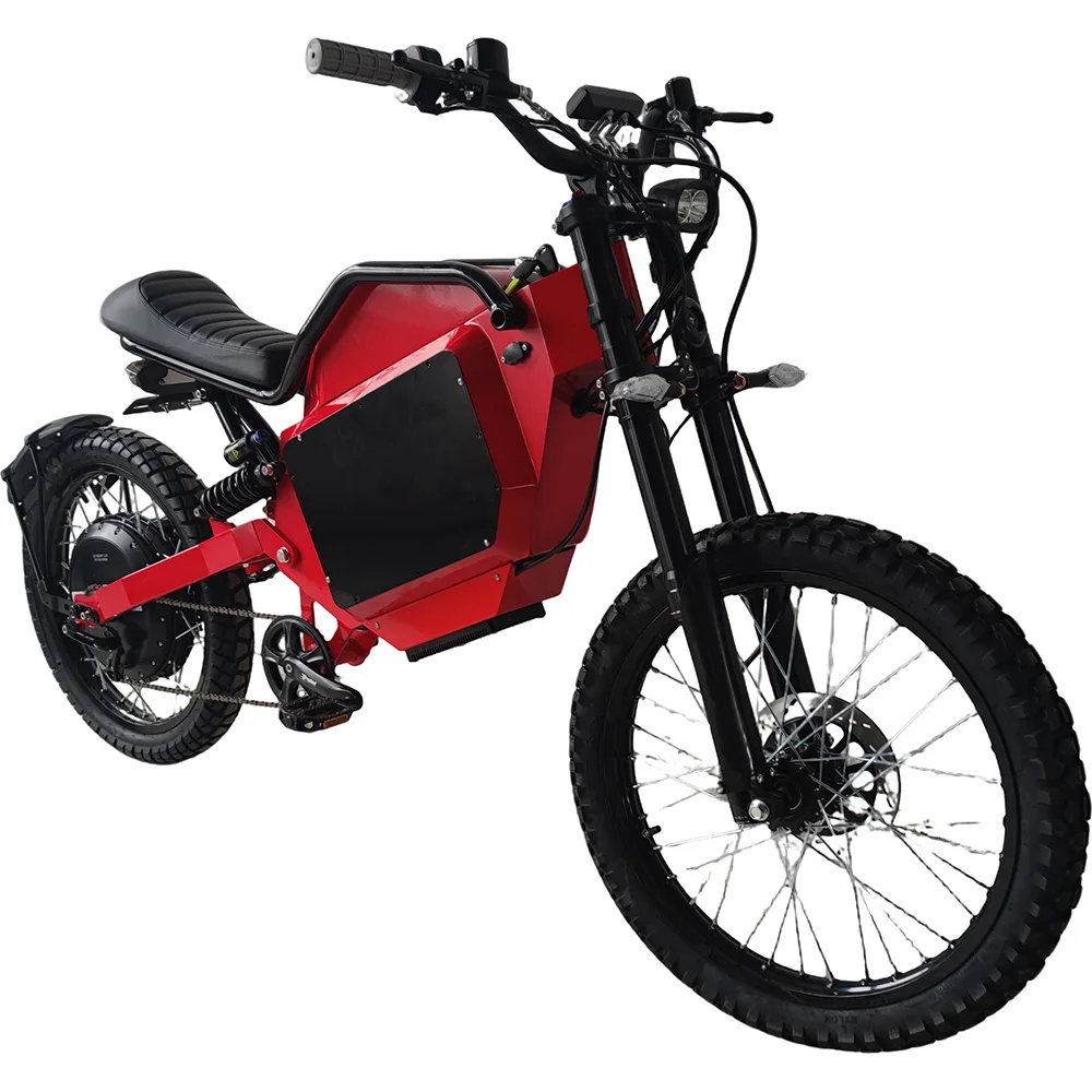 Wholesale SS80 Midu Ebike 84V 73AH 150km/h High Speed Electric Bicycle 21/19 Inch Tire Off-Road Mountain E-Bike