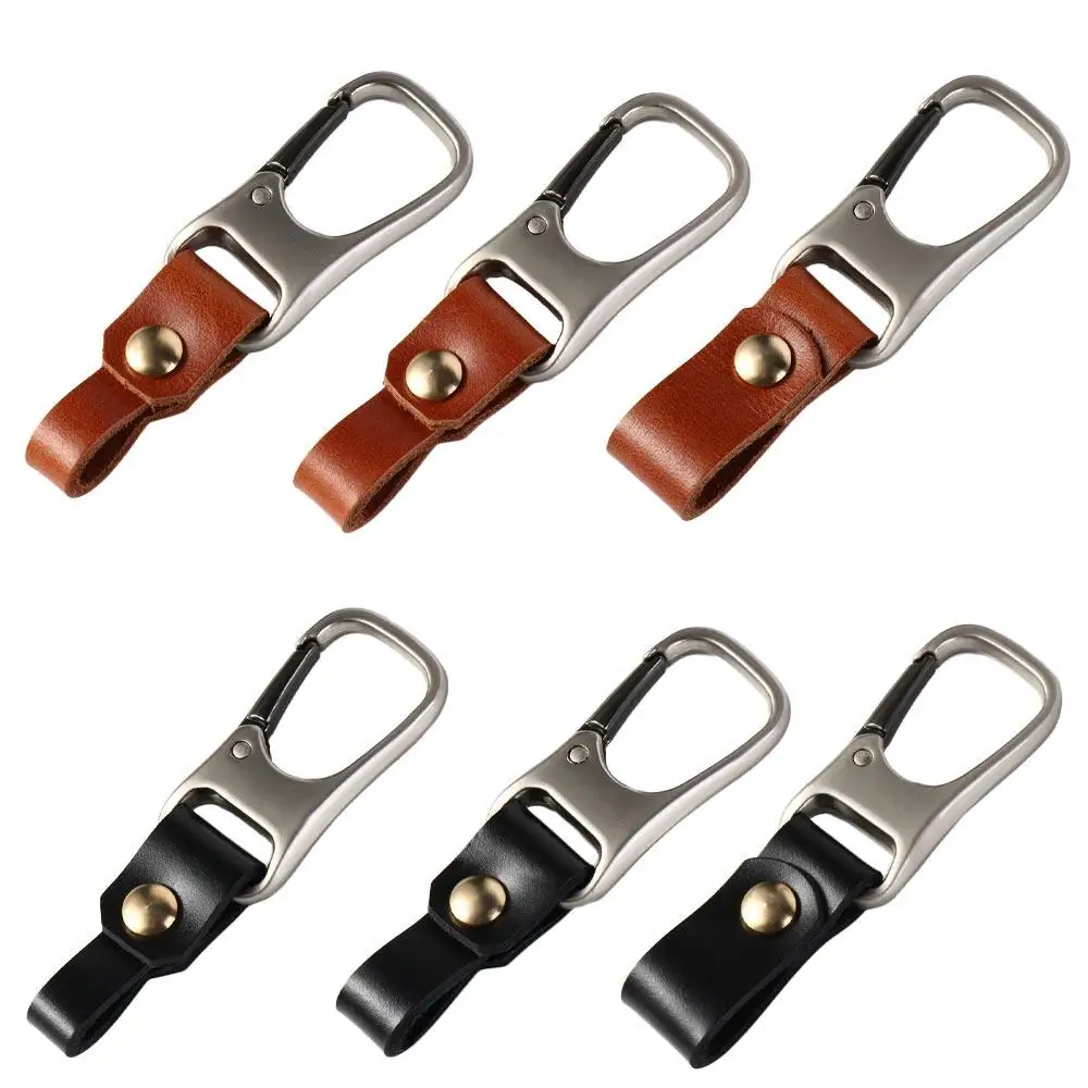 

Accessories Genuine Leather Waist Buckle Key Ring Bag Charms Leather Keychain Keys Organizer Car Key Holder Car Keychain