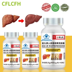 3 Bottles Liver Cleanse Detox Liver Function Support Supplements Ginseng Pueraria Mirifica Astragalus Health Capsule Non-Gmo