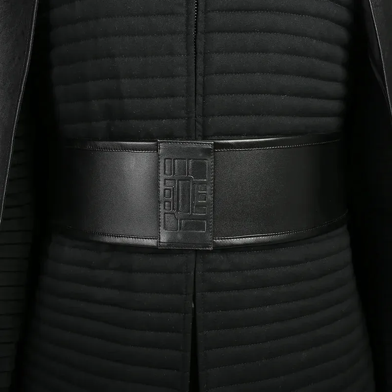 Nero Kylo Ren Mantello Top Pantaloni Cintura I oggetti individuali sono venduti Costumi su misura per feste di Halloween tt;t74g