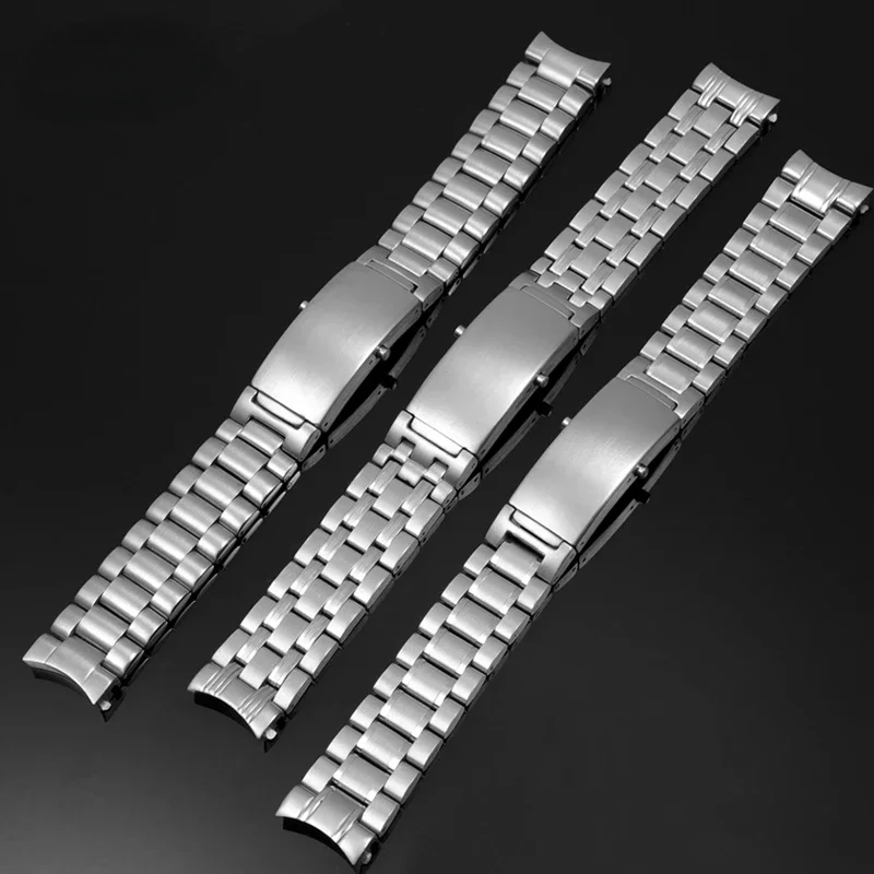 Watchbands Bracelet For Omega Planet Ocean 007 Seamaster 600 Metal Strap Watch Men Stainless Steel Watch Band Chain 18mm 20mm