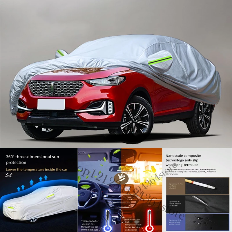 

For Wey VV6 fit Outdoor Protection Full Car Covers Snow Cover Sunshade Waterproof Dustproof Exterior Car cover Protection