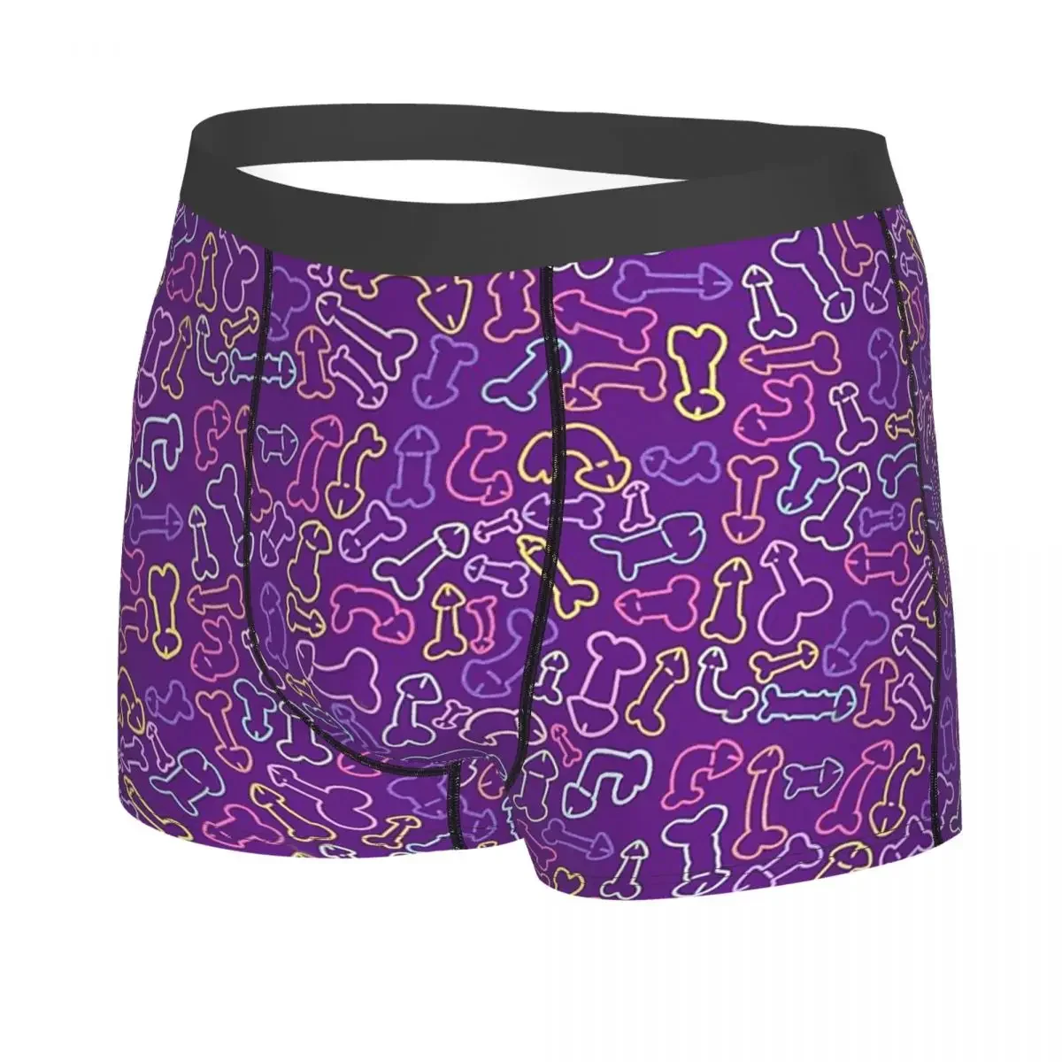 PASTEL PATTERN MASK Man's Boxer Briefs Penis Cock Breathable Creative Underwear High Quality Print Shorts Birthday Gifts