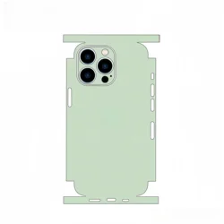 Plain Color Decal Skin for iPhone 13 14 15 16 17Pro Max Back Film Cover Wrap Rear Screen Protector Anti-scratch Durable Sticker