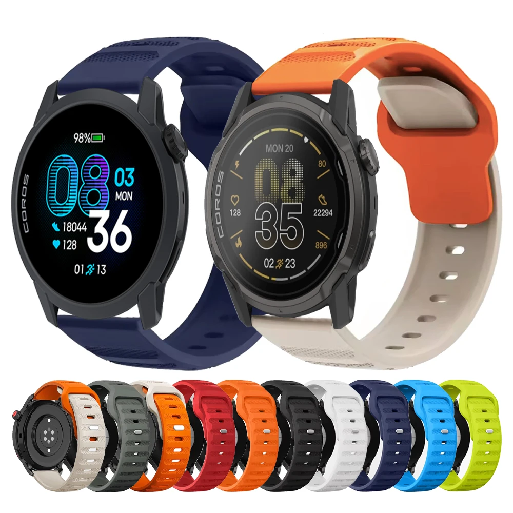 Für COROS APEX 4 42mm Silikonarmband Für COROS PACE 4/PACE 3 2/APEX 2 2Pro/APEX 46mm 42mm Sportarmbänder 20mm 22mm Armband