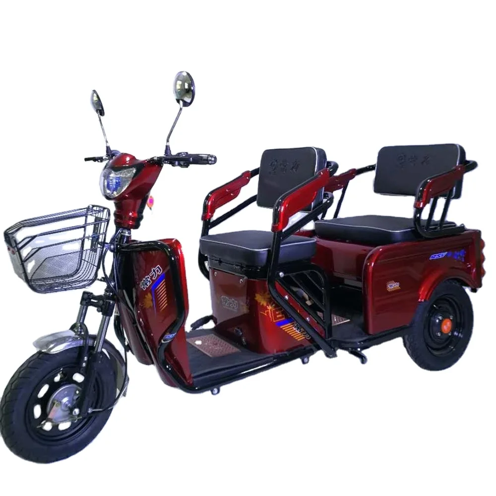 Foldable Restchair Tricycles For Elderly Recreational Manned Electric Vehicles
