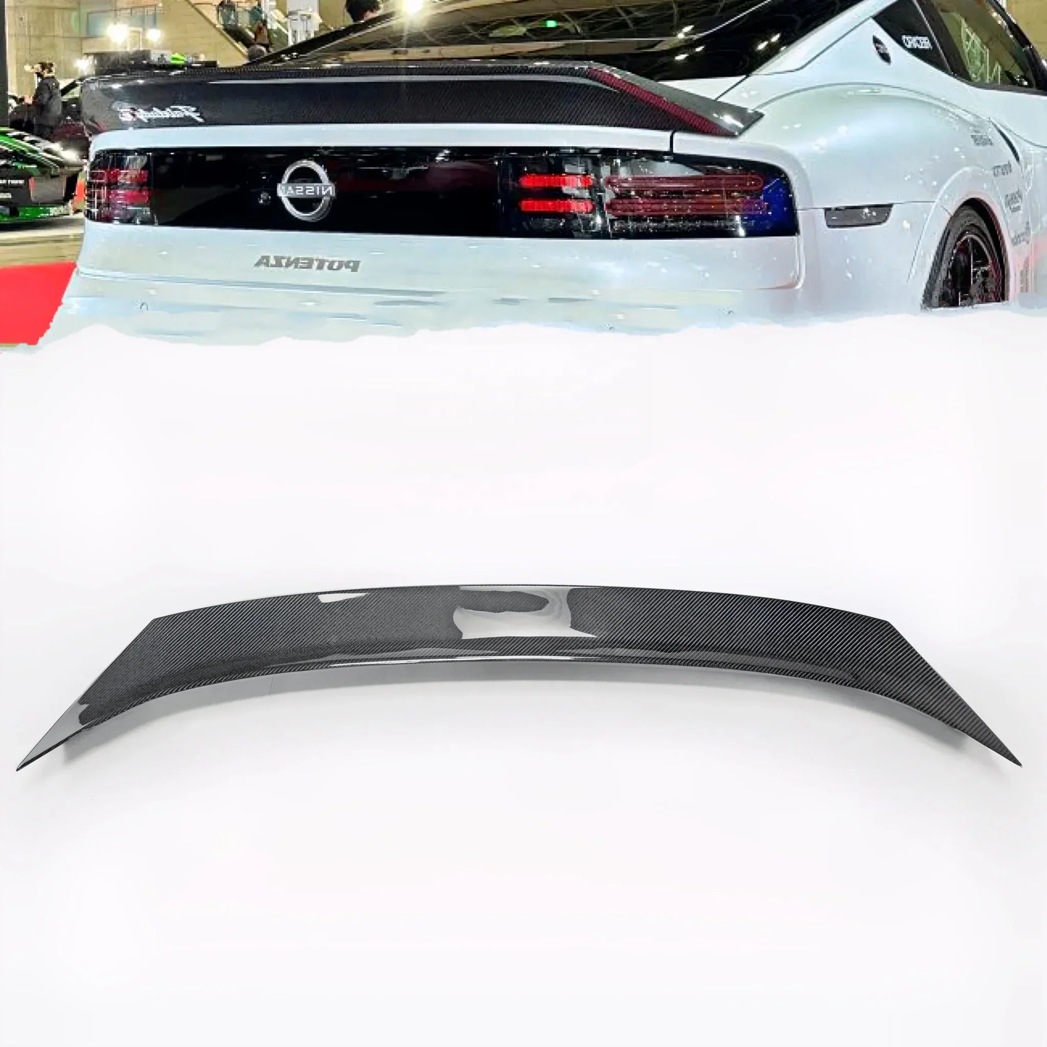 

For Nissan 400z Carbon Rear spoiler Fairlady RZ34 EPA Style Rear Trunk Spoiler Carbon Lip bodykit