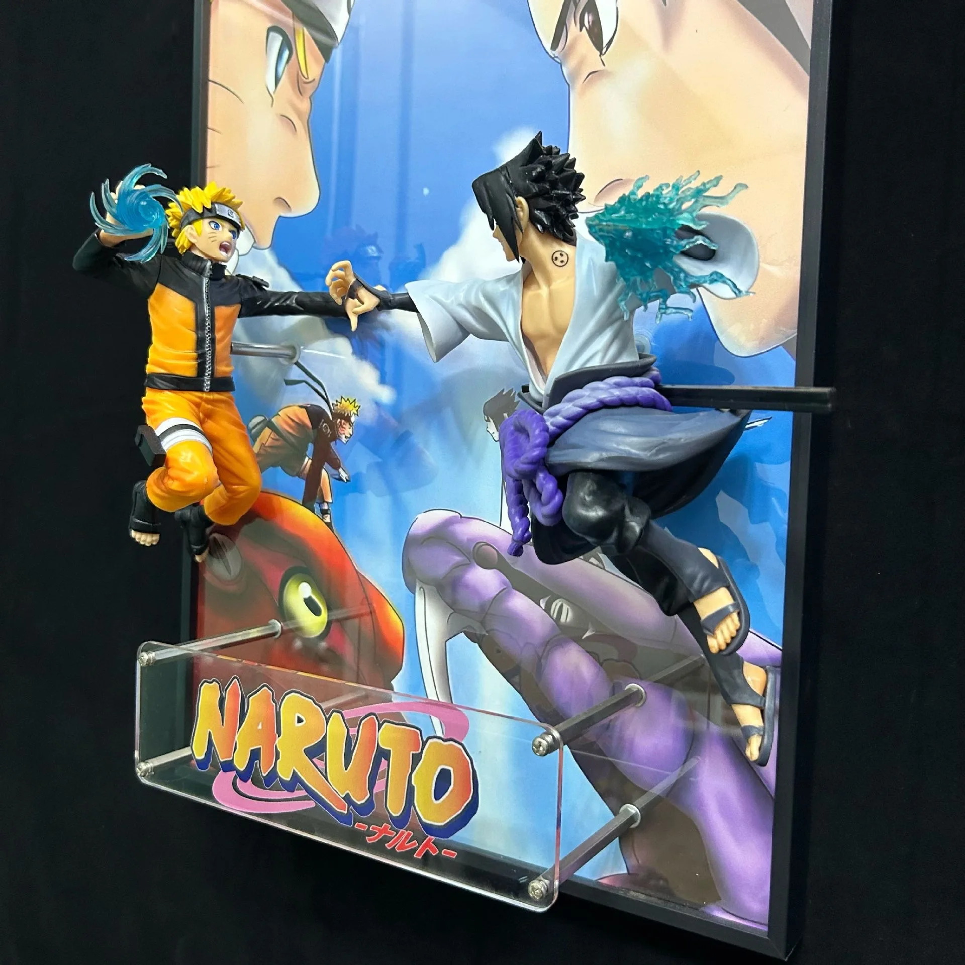 Uzumaki Naruto 3D Anime Figure Painting 3D Wall Painting Bedroom Children's Room Indoor Hanging Painting Decorative Picture Gift