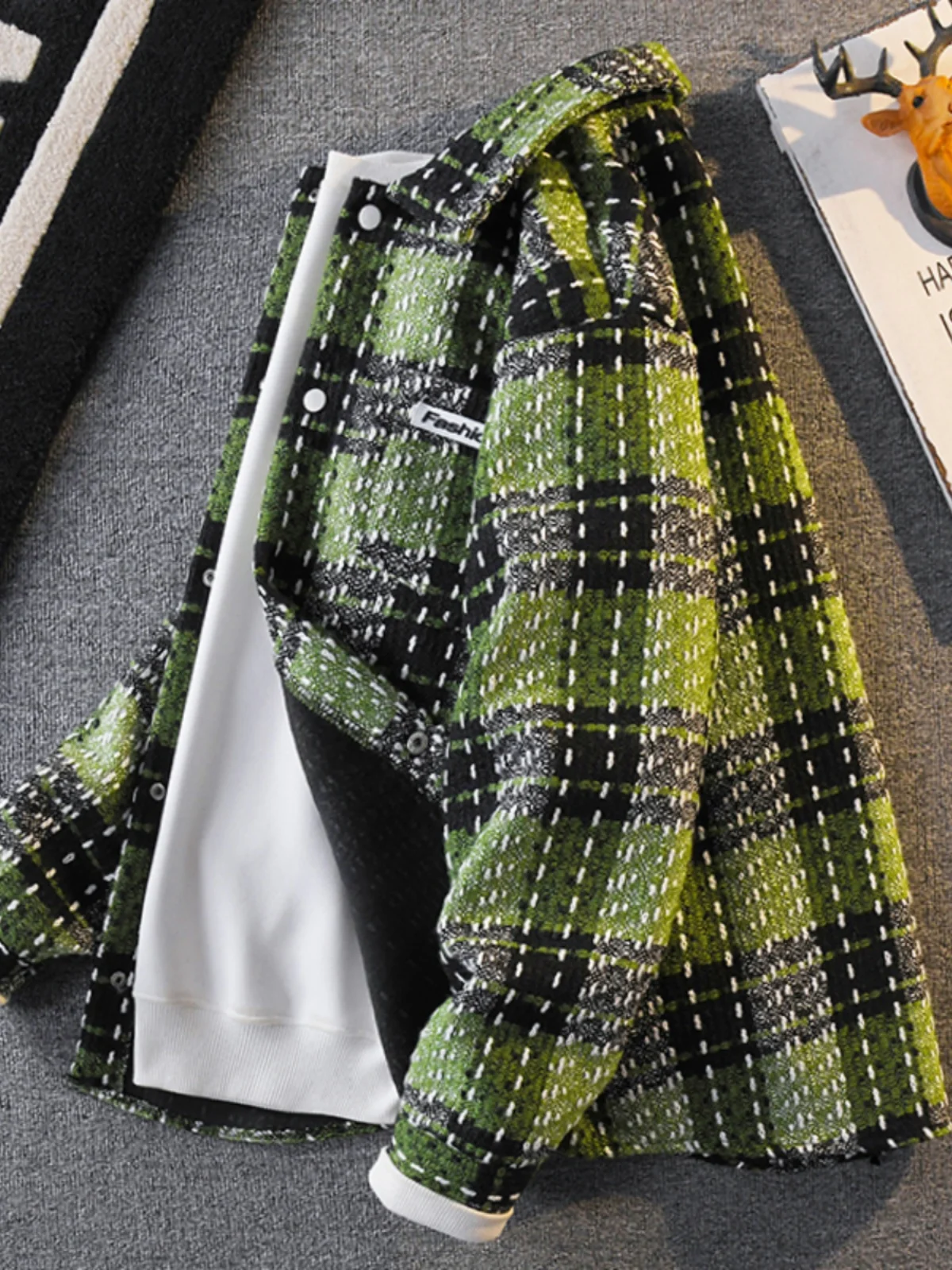 

Мужская вязаная шерстяная куртка Ele: повседневная, в стиле ретро, с откидным воротником, осенне-зимняя, модная, молодежная, свободного кроя, длинный рукав